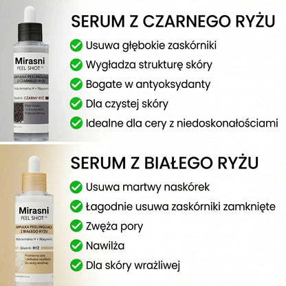 Serum z peelingiem ryżowym dla promiennej skóry